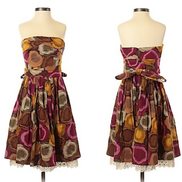 BCBG MaxAzria | Strapless Cotton Dress - Picture 13 of 13